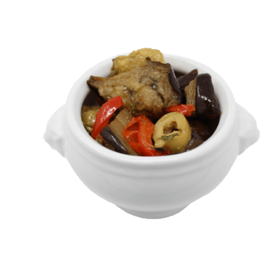 Eggplant and Olive Salad