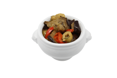 Eggplant and Olive Salad